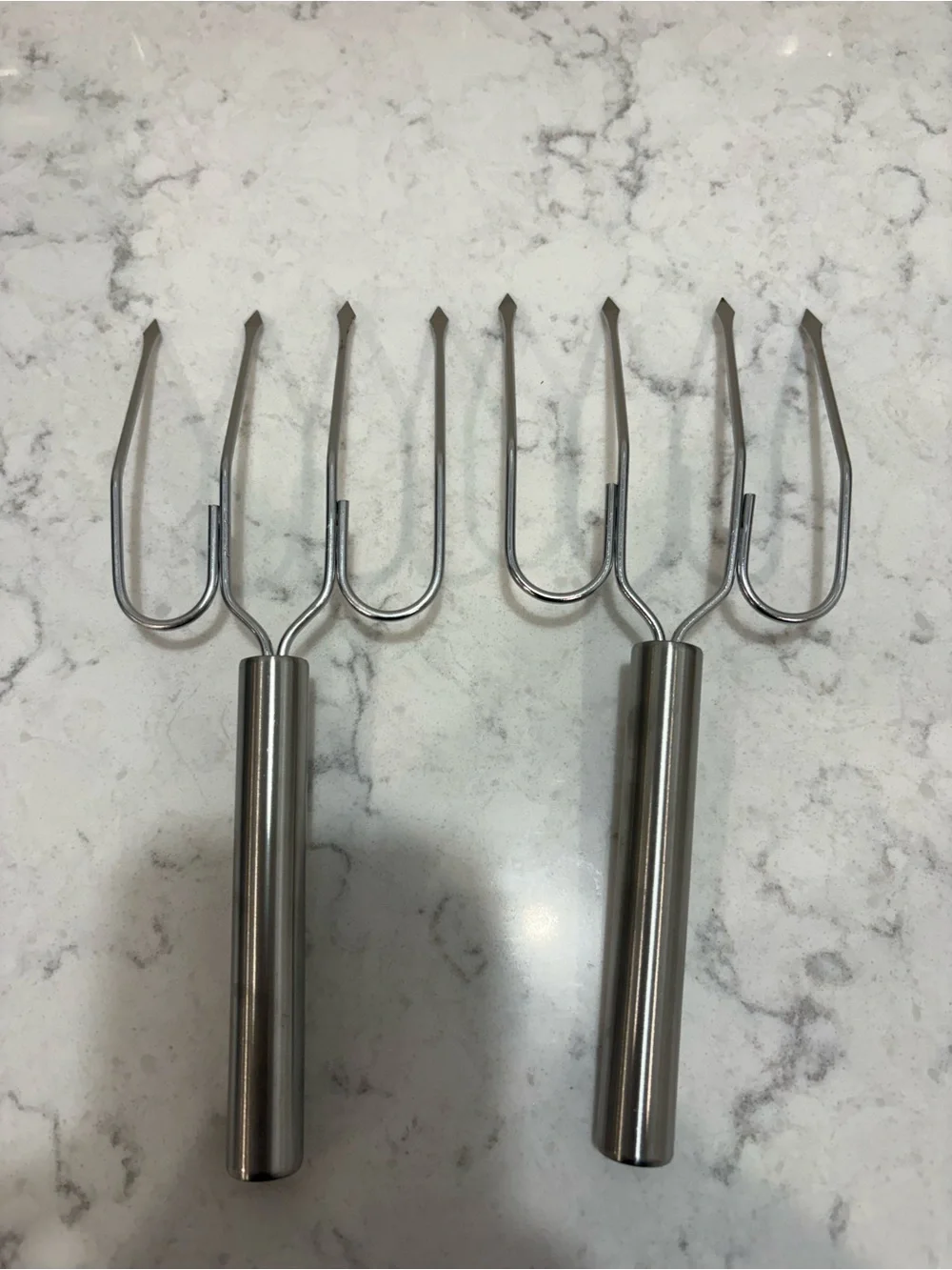 Martha Stewart Stainless Steel Turkey lifters- Silver -